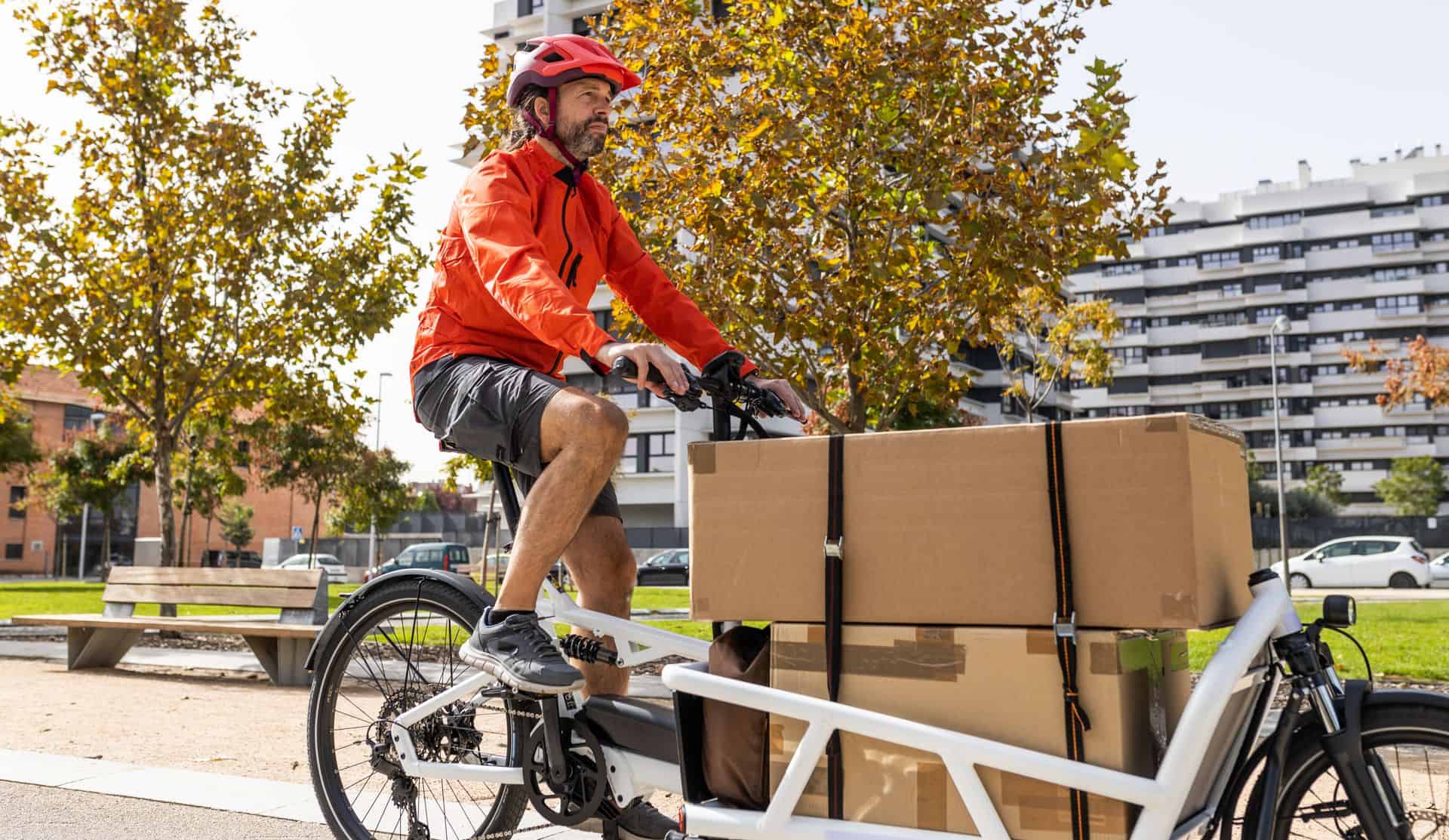 Livraison à vélo cargo