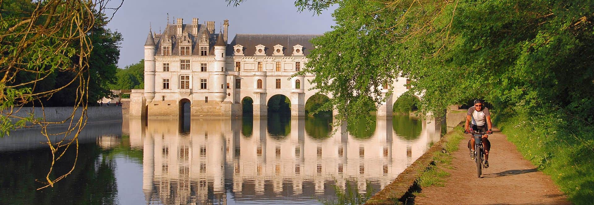 Ballade en vélo au château de Chenonceau