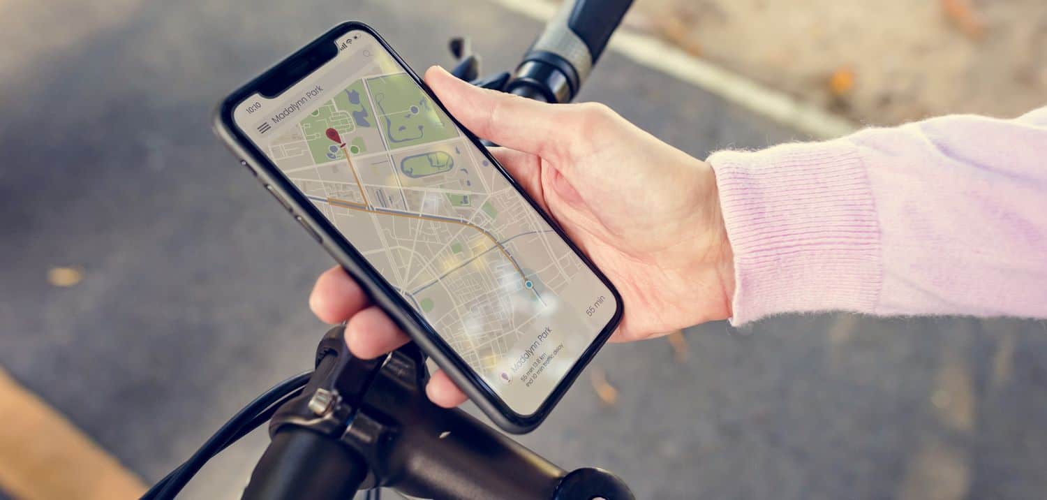 Navigation GPS avec un smartphone